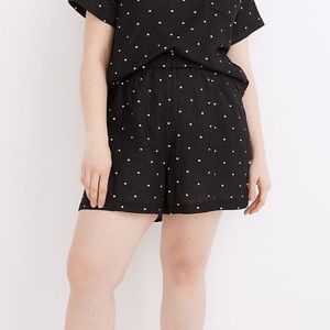 Madewell jacquard easy pull-on shorts